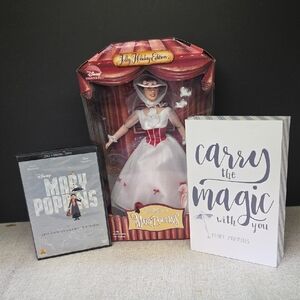 Walt Disney Mary Poppins Jolly Holiday Edition Mattel 23590 1999 Doll, Dvd